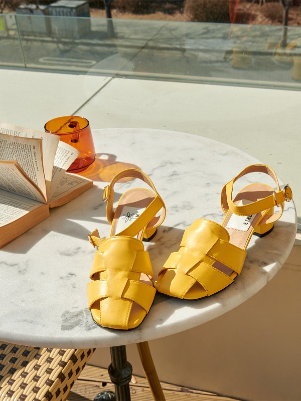 Monaco Fisherman Sandals 모나코 피셔맨 샌들 - Pop Yellow